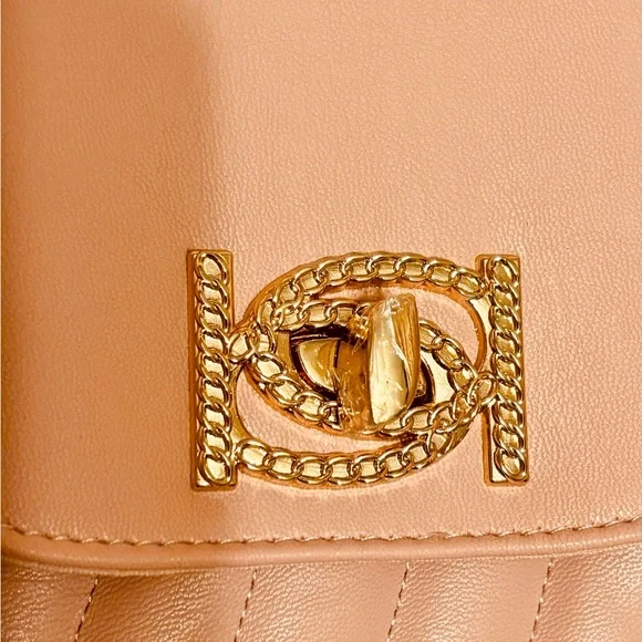 Bebe Hera Small Backpack Color Blush bebé Hera Mini backpack purse handbag in blush peachy pink  main image 4